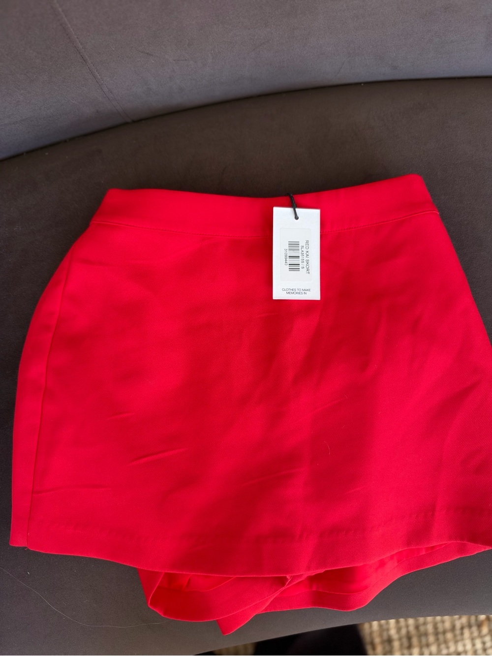 Bold Red Mini Skort - Unbranded